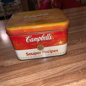 Campbells Vintage Recipe Box